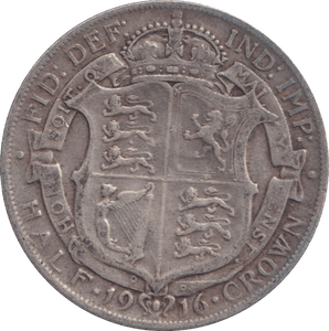 1916 HALFCROWN ( GF ) - HALFCROWN - Cambridgeshire Coins