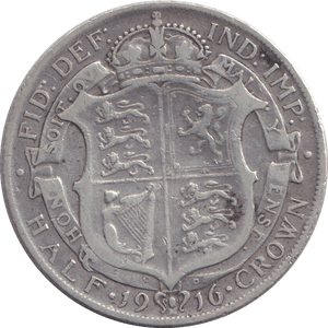 1916 HALFCROWN ( GF ) - HALFCROWN - Cambridgeshire Coins