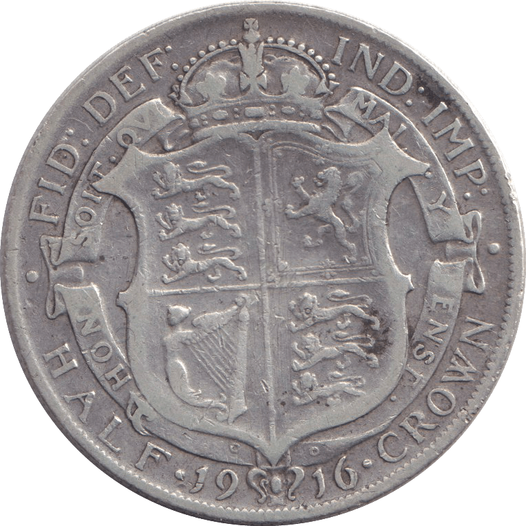 1916 HALFCROWN ( GF ) - HALFCROWN - Cambridgeshire Coins