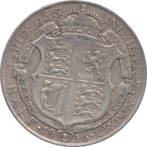 1916 HALFCROWN ( GF ) - HALFCROWN - Cambridgeshire Coins
