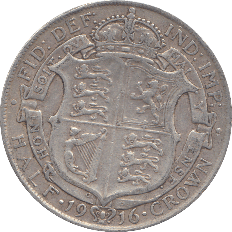 1916 HALFCROWN ( GF ) - HALFCROWN - Cambridgeshire Coins