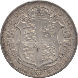 1916 HALFCROWN ( GF ) - HALFCROWN - Cambridgeshire Coins