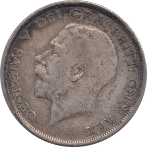 1916 HALFCROWN ( GVF ) - FLORIN - Cambridgeshire Coins