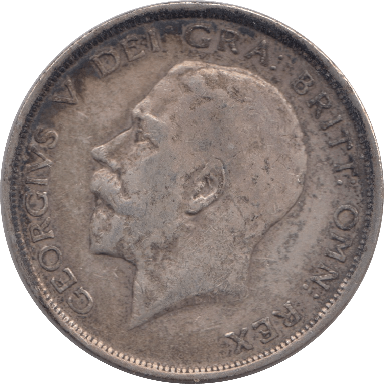 1916 HALFCROWN ( GVF ) - FLORIN - Cambridgeshire Coins