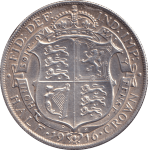 1916 HALFCROWN ( GVF ) - HALFCROWN - Cambridgeshire Coins