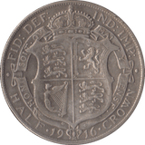 1916 HALFCROWN ( GVF ) - Halfcrown - Cambridgeshire Coins