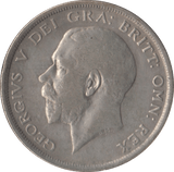 1916 HALFCROWN ( GVF ) - Halfcrown - Cambridgeshire Coins