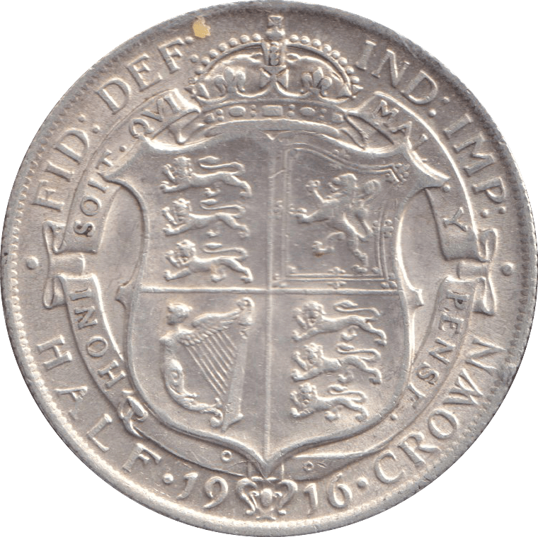 1916 HALFCROWN ( GVF ) - HALFCROWN - Cambridgeshire Coins