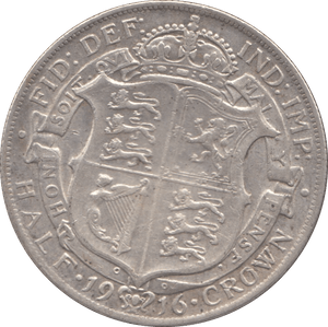 1916 HALFCROWN ( GVF ) - HALFCROWN - Cambridgeshire Coins