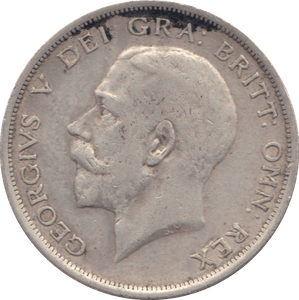 1916 HALFCROWN ( GVF ) - Halfcrown - Cambridgeshire Coins