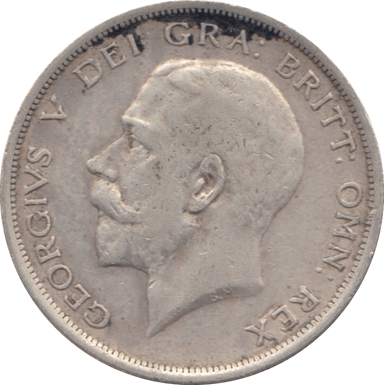 1916 HALFCROWN ( GVF ) - Halfcrown - Cambridgeshire Coins
