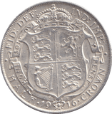 1916 HALFCROWN ( GVF ) - HALFCROWN - Cambridgeshire Coins