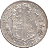 1916 HALFCROWN ( UNC ) 15 - HALFCROWN - Cambridgeshire Coins
