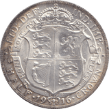 1916 HALFCROWN ( UNC ) 3 - HALFCROWN - Cambridgeshire Coins