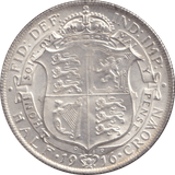 1916 HALFCROWN ( UNC ) 5 - HALFCROWN - Cambridgeshire Coins