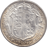 1916 HALFCROWN ( UNC ) 7 - HALFCROWN - Cambridgeshire Coins