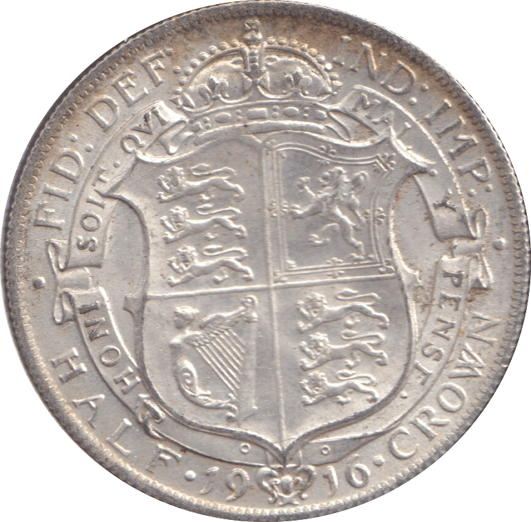 1916 HALFCROWN ( UNC ) 8 - HALFCROWN - Cambridgeshire Coins