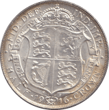 1916 HALFCROWN ( UNC ) 9 - HALFCROWN - Cambridgeshire Coins