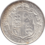 1916 HALFCROWN ( UNC ) A - HALFCROWN - Cambridgeshire Coins