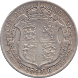 1916 HALFCROWN ( VF ) - HALFCROWN - Cambridgeshire Coins