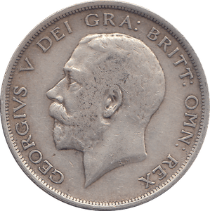 1916 HALFCROWN ( VF ) - HALFCROWN - Cambridgeshire Coins