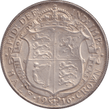 1916 HALFCROWN ( VF ) - HALFCROWN - Cambridgeshire Coins
