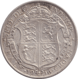 1916 HALFCROWN ( VF ) - HALFCROWN - Cambridgeshire Coins