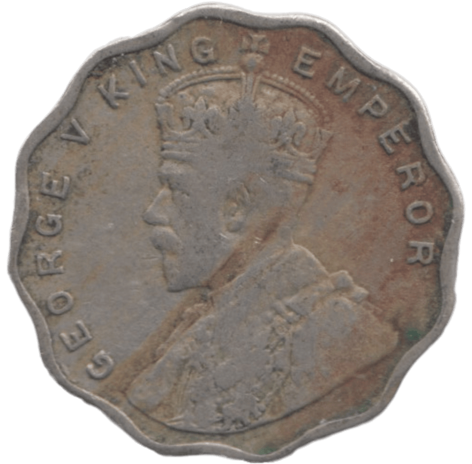 1916 INDIA ONE ANNA - WORLD COINS - Cambridgeshire Coins