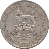 1916 ONE SHILLING ( VF ) - SHILLING - Cambridgeshire Coins
