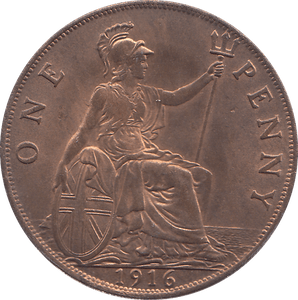 1916 PENNY ( BU ) - PENNY - Cambridgeshire Coins
