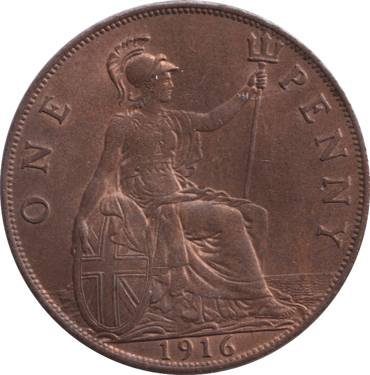 1916 PENNY ( EF ) - PENNY - Cambridgeshire Coins