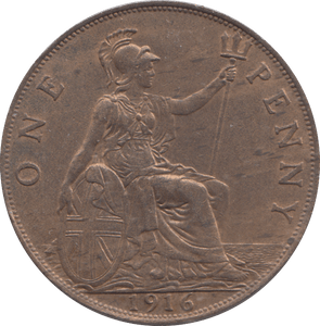 1916 PENNY ( UNC ) - PENNY - Cambridgeshire Coins