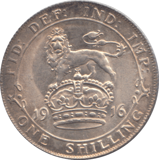 1916 SHILLING ( AUNC ) - SHILLING - Cambridgeshire Coins