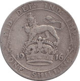 1916 SHILLING ( FAIR ) - SHILLING - Cambridgeshire Coins