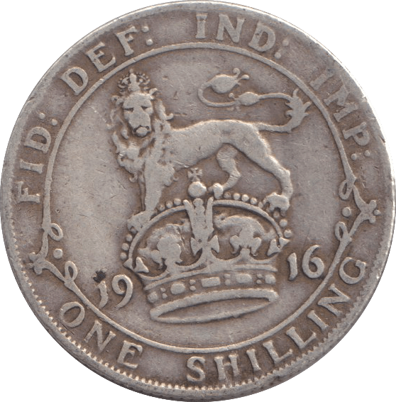 1916 SHILLING ( FINE ) - SHILLING - Cambridgeshire Coins
