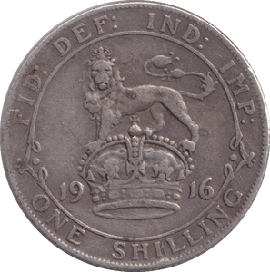 1916 SHILLING ( GF ) - SHILLING - Cambridgeshire Coins