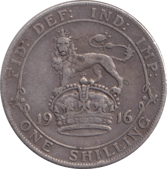 1916 SHILLING ( GF ) - SHILLING - Cambridgeshire Coins