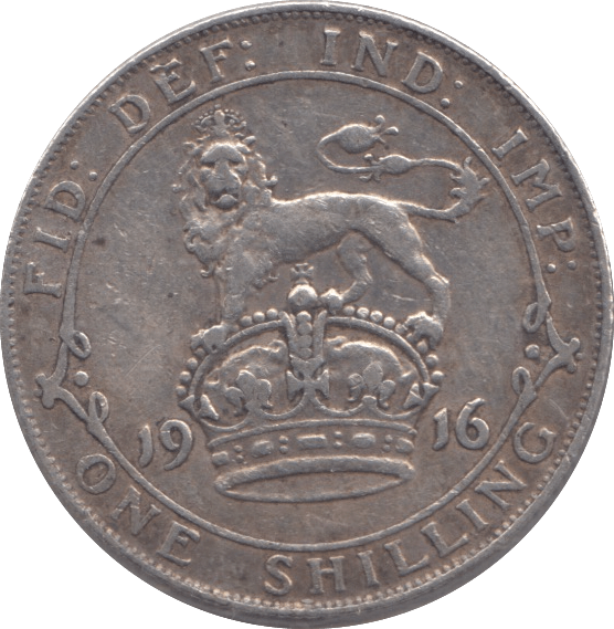 1916 SHILLING ( GF ) - SHILLING - Cambridgeshire Coins