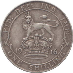 1916 SHILLING ( GF ) - SHILLING - Cambridgeshire Coins