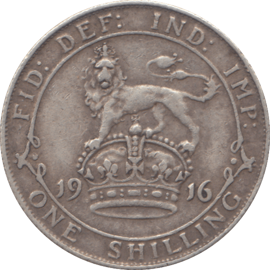 1916 SHILLING ( GF ) - SHILLING - Cambridgeshire Coins