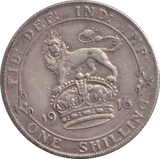 1916 SHILLING ( GVF ) - SHILLING - Cambridgeshire Coins