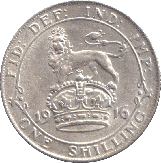 1916 SHILLING ( GVF ) - SHILLING - Cambridgeshire Coins