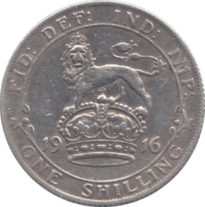 1916 SHILLING ( GVF ) - SHILLING - Cambridgeshire Coins