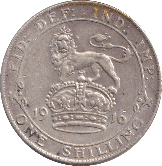 1916 SHILLING ( GVF ) - SHILLING - Cambridgeshire Coins