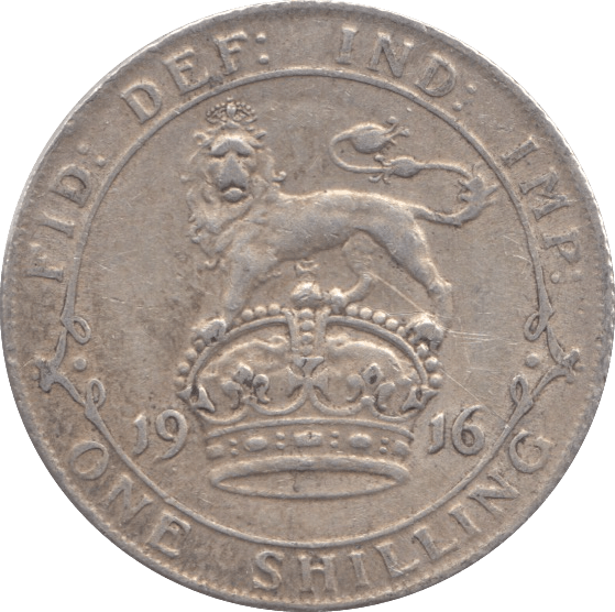 1916 SHILLING ( GVF ) - Shilling - Cambridgeshire Coins