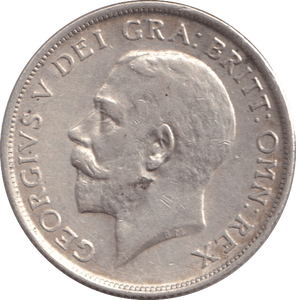 1916 SHILLING ( GVF ) - SHILLING - Cambridgeshire Coins