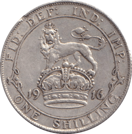 1916 SHILLING ( GVF ) - SHILLING - Cambridgeshire Coins