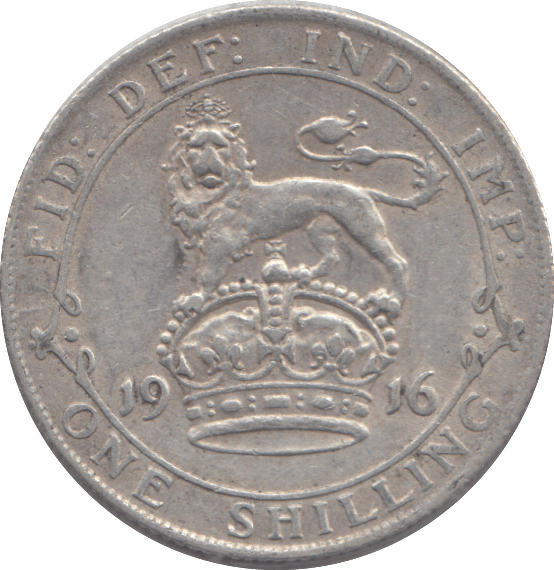 1916 SHILLING ( VF ) - SHILLING - Cambridgeshire Coins