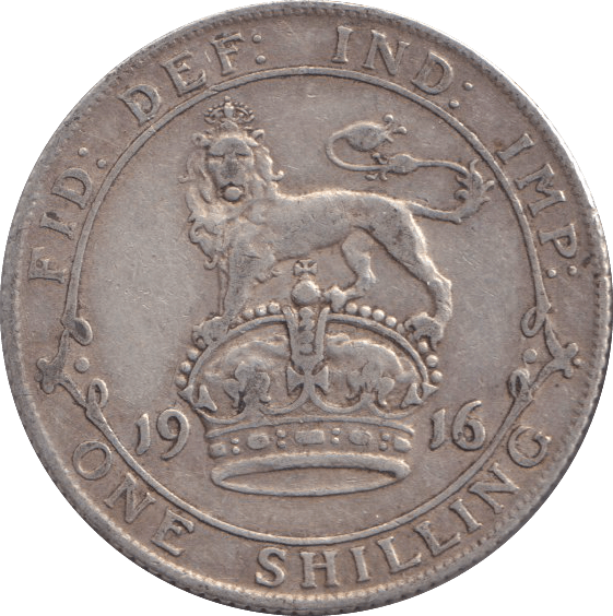 1916 SHILLING ( VF ) - SHILLING - Cambridgeshire Coins
