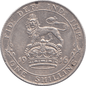1916 SHILLING ( VF ) - Shilling - Cambridgeshire Coins